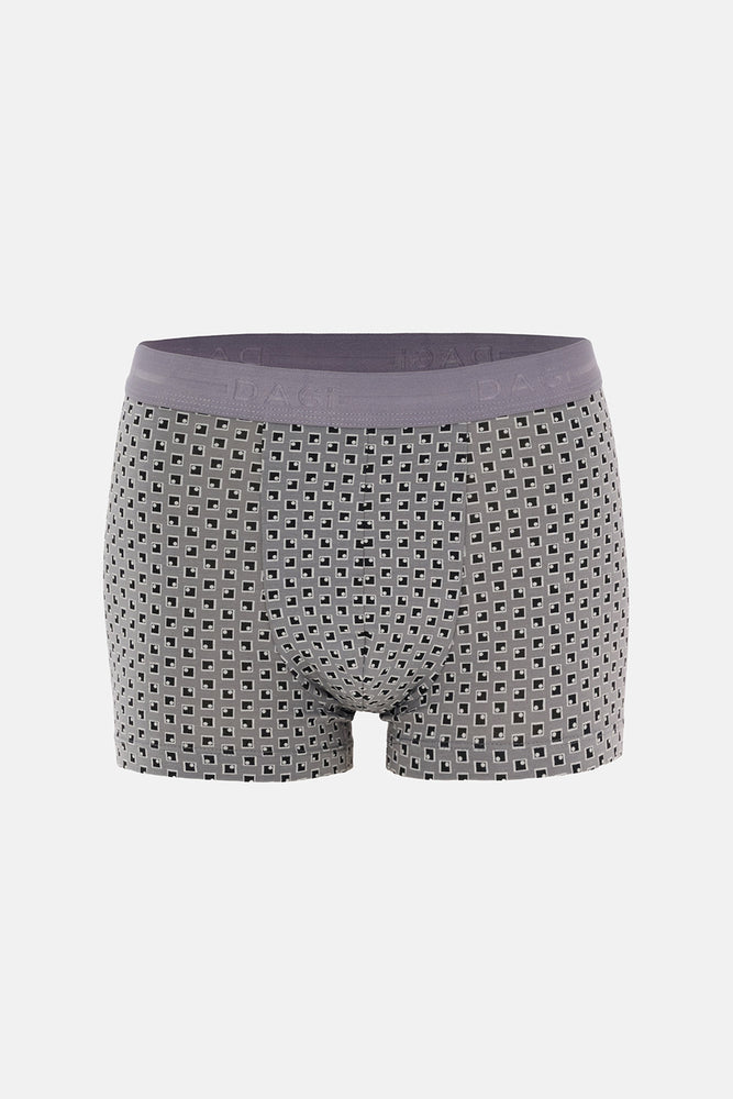 Gri 5210 Desenli Pamuk Boxer