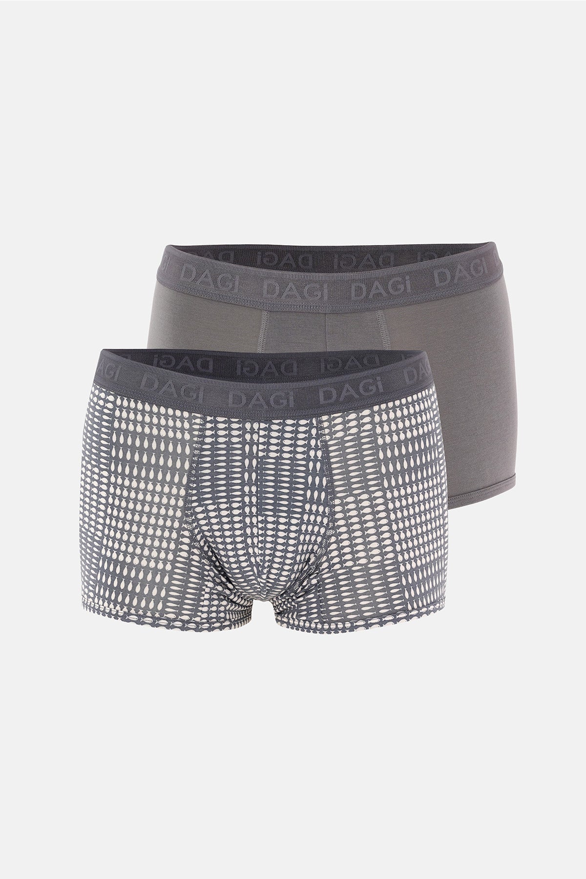Gri 4210 Desenli Micro Modal Boxer