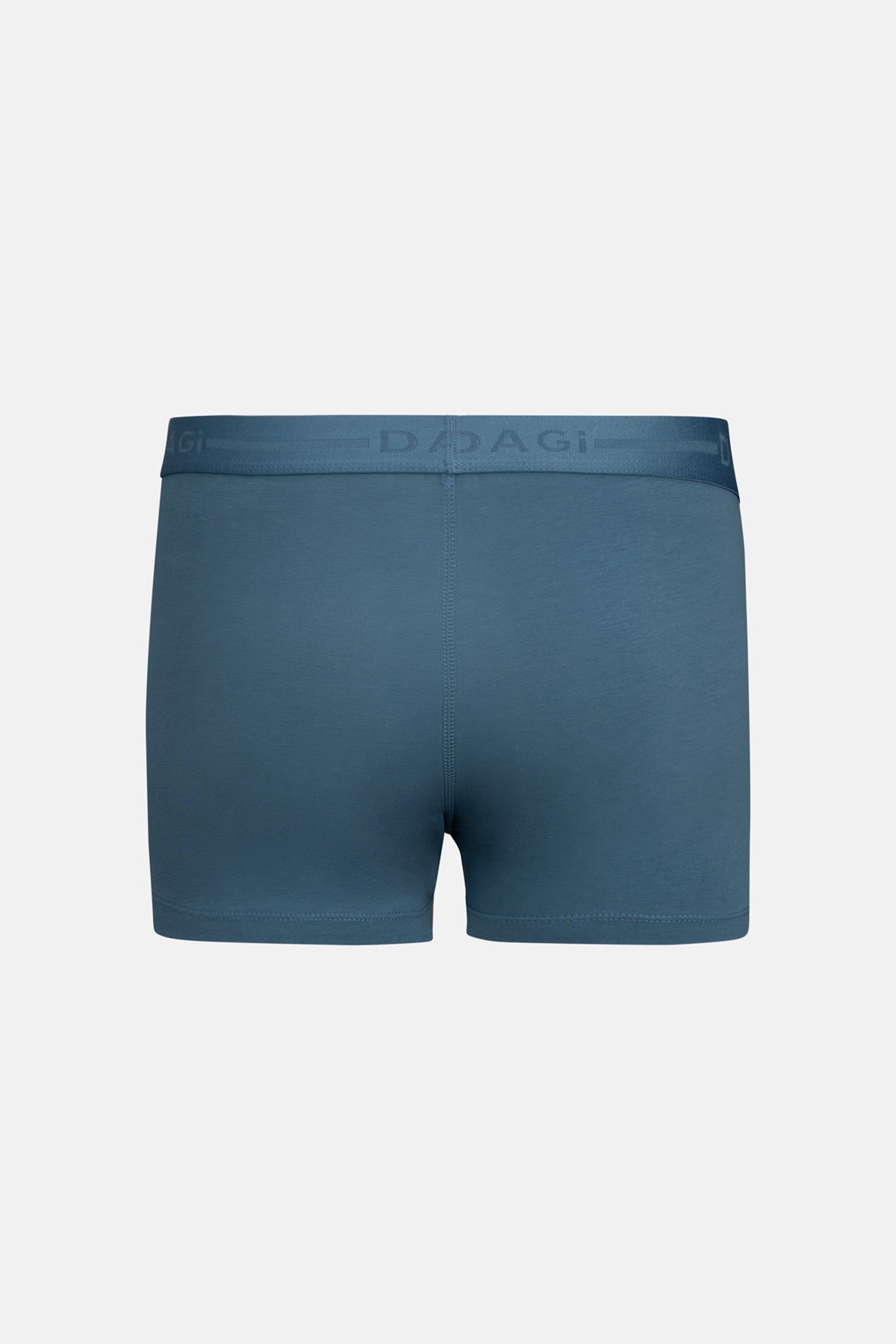 Mavi 2'li Desenli Pamuk Boxer