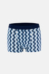 Lacivert 5210 Desenli Pamuk Boxer