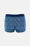 AÇIK INDİGO-LACİVERT 4210 3'lü Desenli Micro Modal Boxer