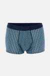 LACİVERT-SU YEŞİLİ 4210 3'lü Desenli Micro Modal Boxer
