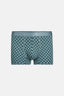 Su Yeşili Desenli Micro Modal Boxer