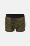 Haki 5210 Desenli Pamuk Boxer