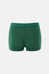 Koyu Yeşil 5210 Desenli Pamuk Boxer