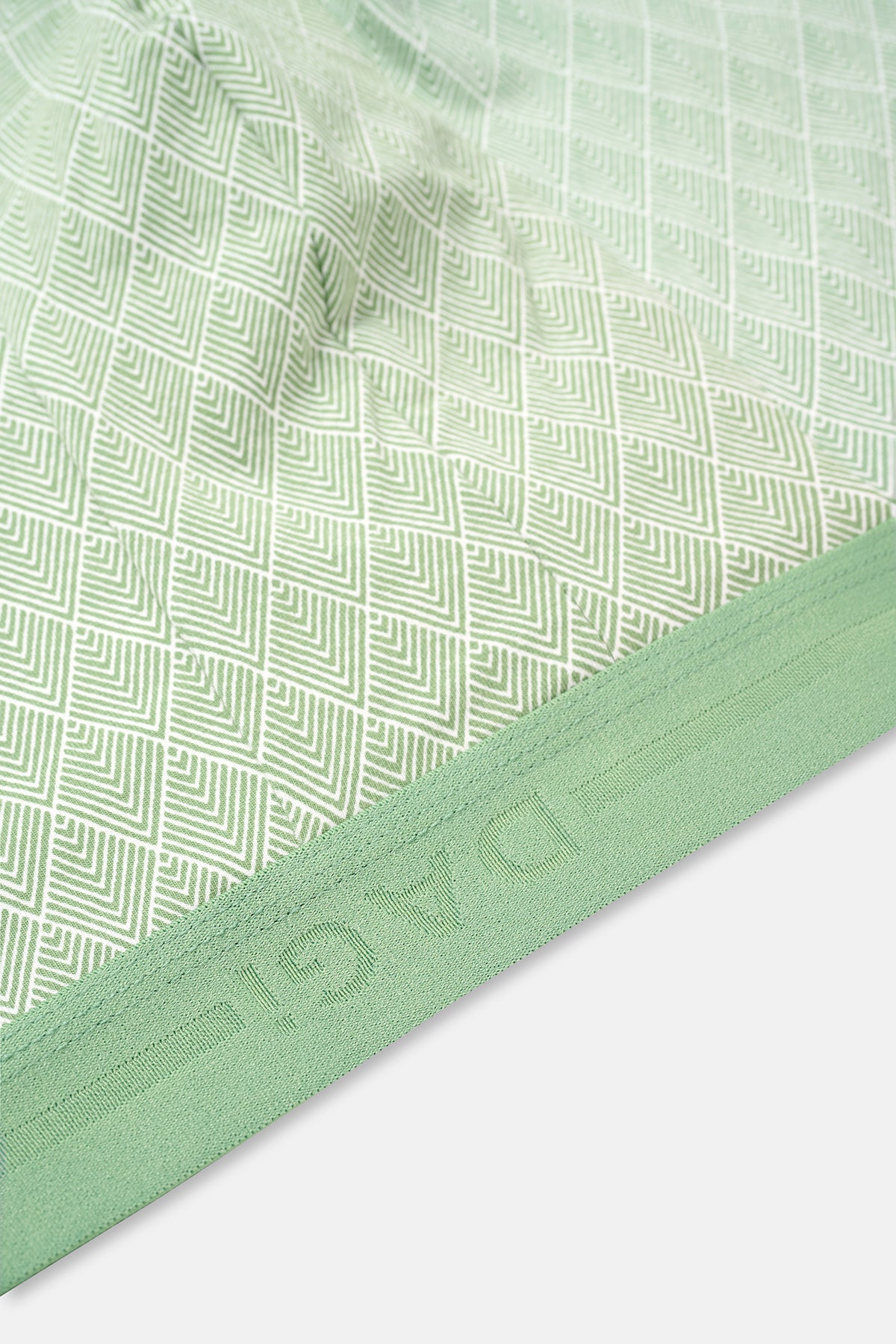 Yeşil 5210 2'li Desenli Pamuk Boxer