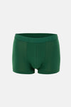 Koyu Yeşil 5210 2'li Desenli Pamuk Boxer