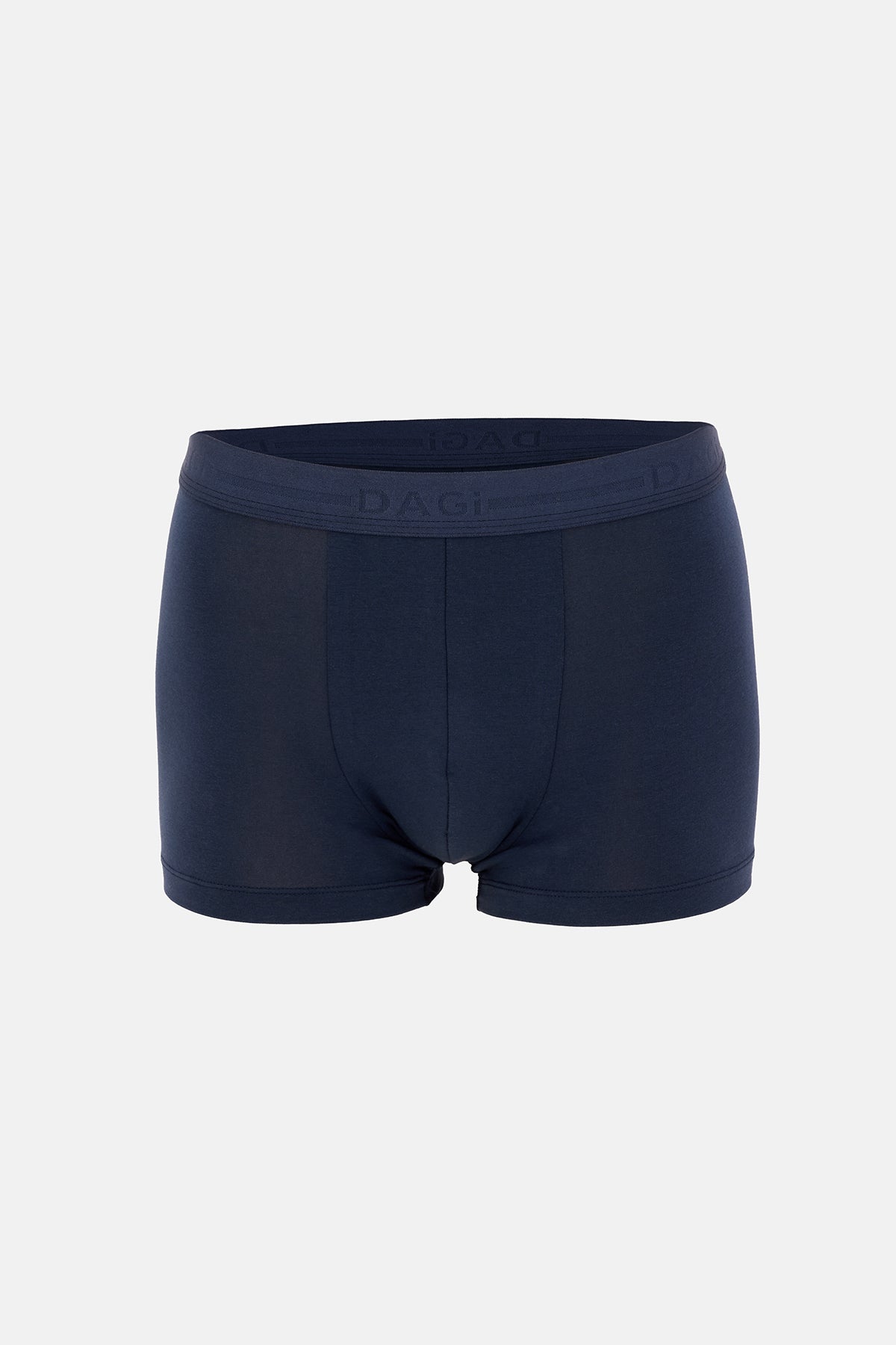 Gri-Lacivert 3'lü Desenli Pamuk Boxer