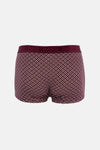 Mürdüm Desenli Micro Modal Boxer
