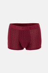 Bordo Desenli Micro Modal Boxer