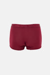 Bordo Düz Micro Modal Boxer