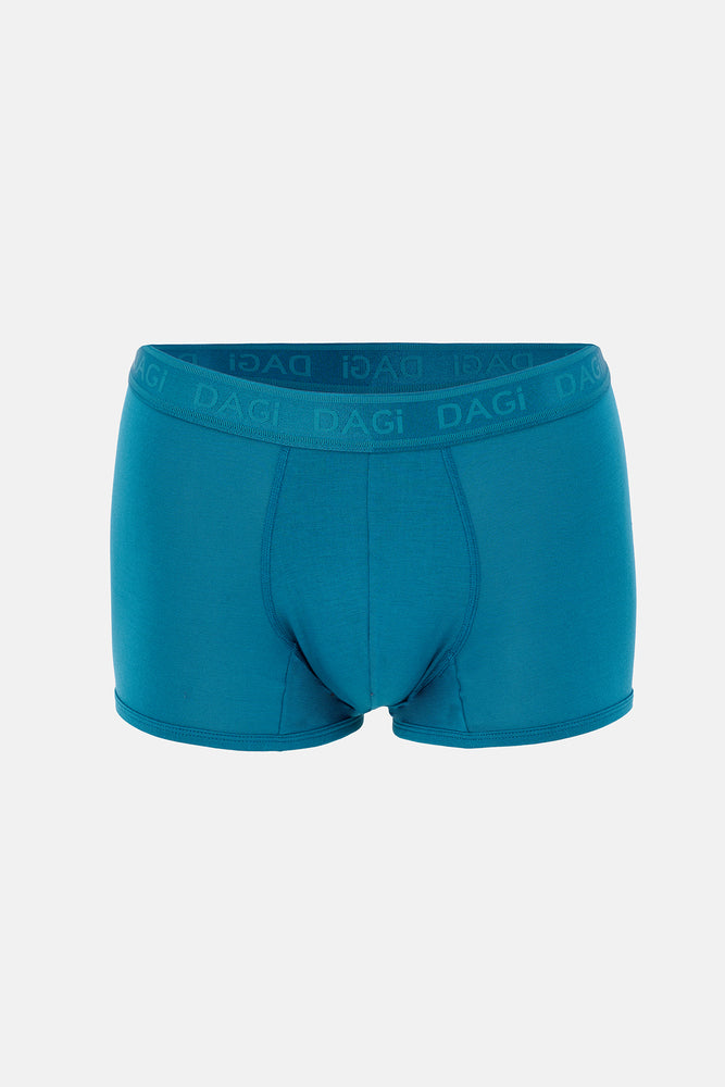 Mavi Düz Micro Modal Boxer