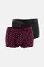 MÜRDÜM-SİYAH Desenli Micro Modal Boxer