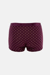 MÜRDÜM-SİYAH Desenli Micro Modal Boxer