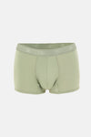 Ekru-Mint 3'lü Desenli Micro Modal Boxer
