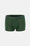 KOYU YEŞİL-YEŞİL 3'lü Düz Micro Modal Boxer