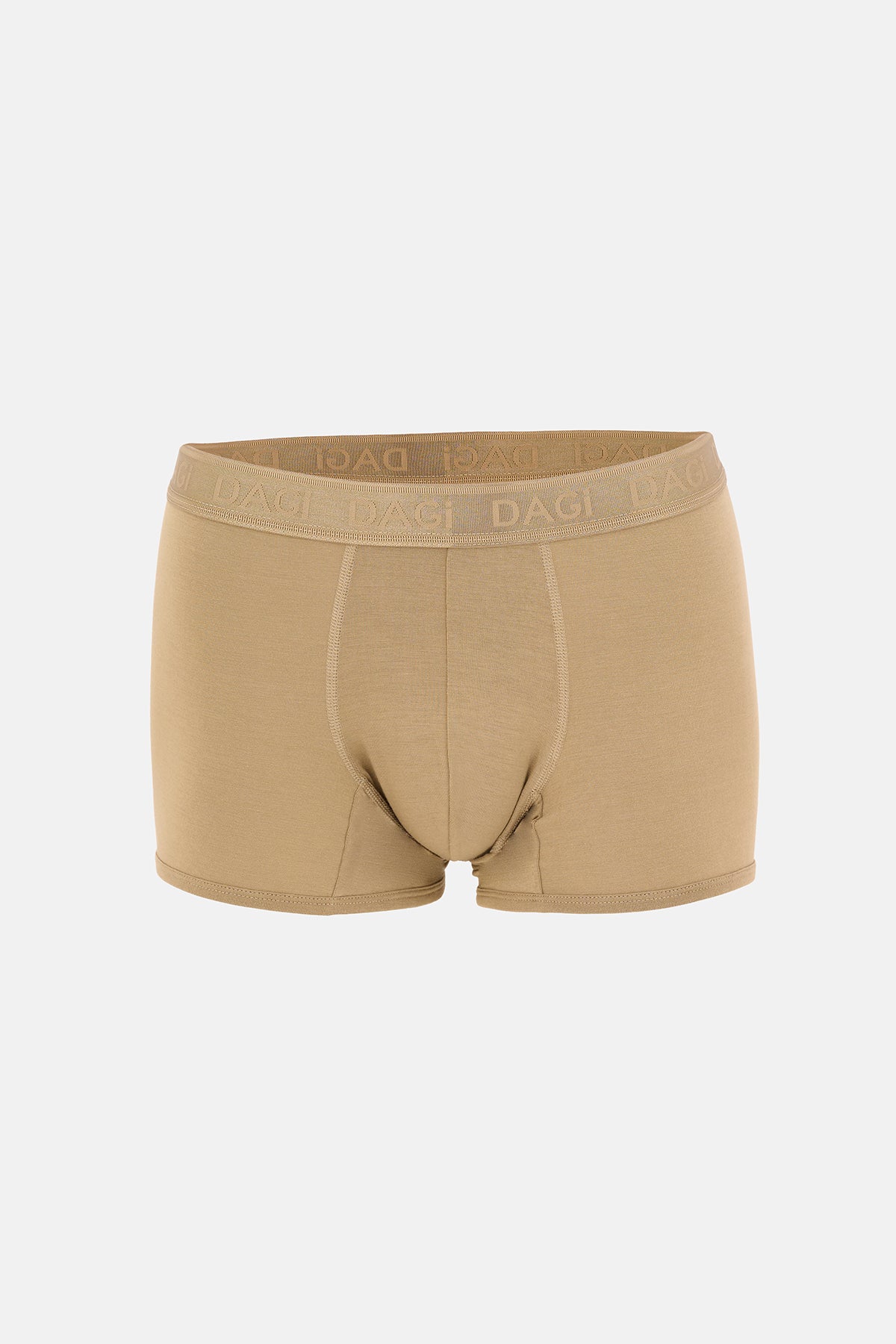 Haki-Siyah 3'lü Düz Micro Modal Boxer