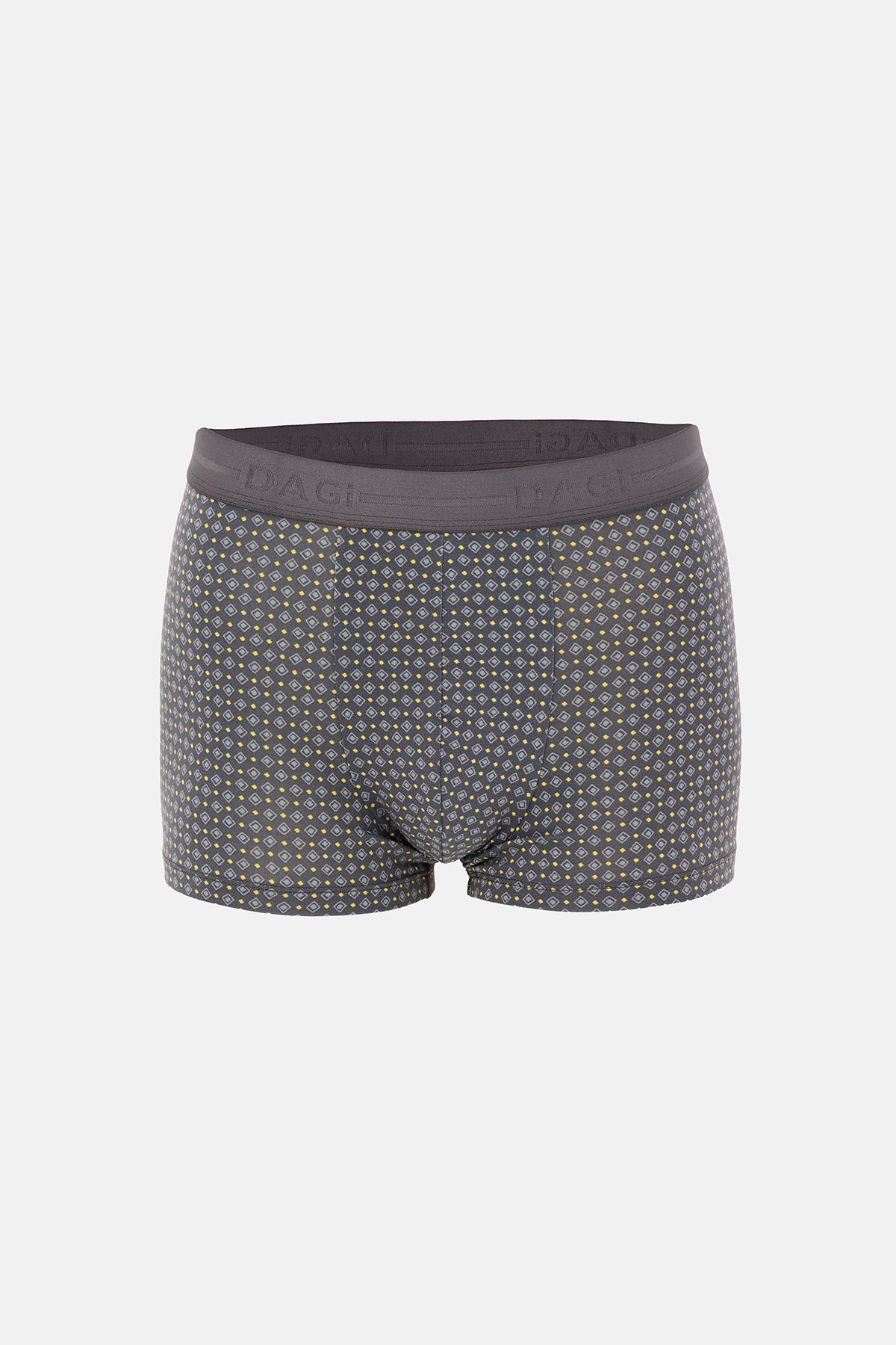 Antrasıt 2'li Desenli Pamuk Boxer
