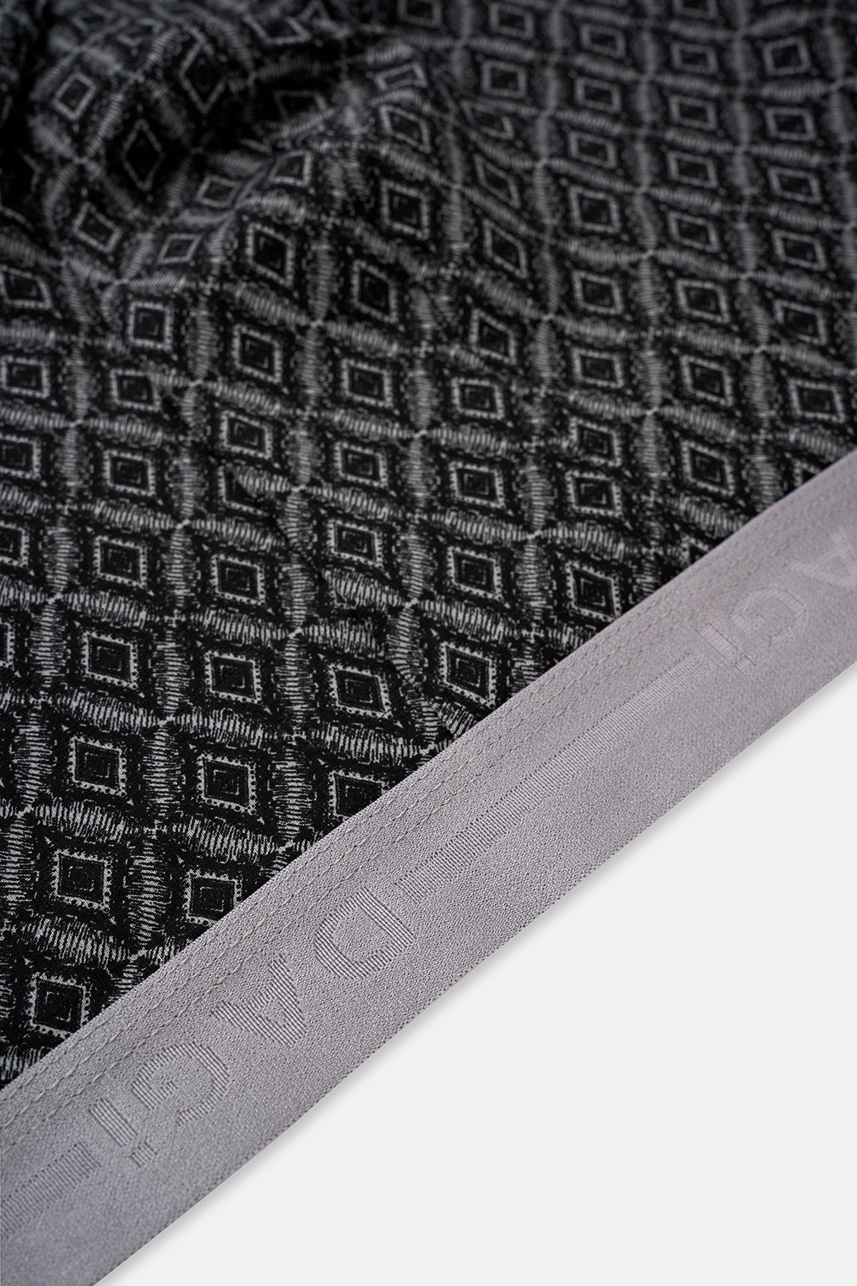 Gri-Lacivert 3'lü Desenli Pamuk Boxer