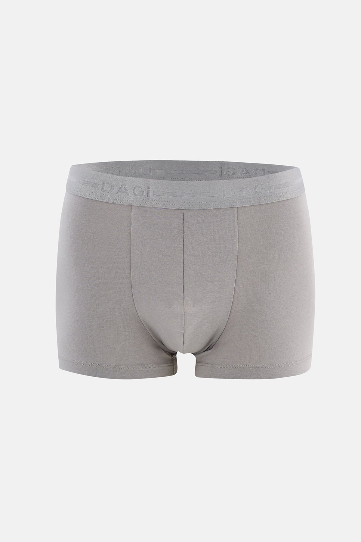 Gri-Lacivert 3'lü Desenli Pamuk Boxer