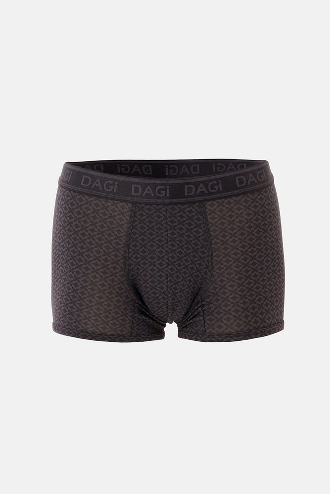 Siyah Desenli Micro Modal Boxer