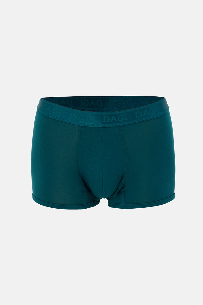 Petrol Yeşili Desenli Micro Modal Boxer