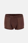 Kahverengi Desenli Micro Modal Boxer