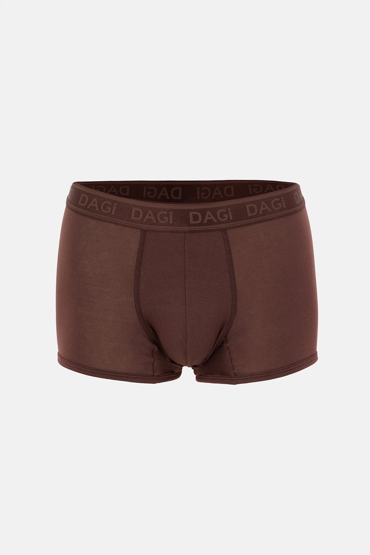 Kahverengi Desenli Micro Modal Boxer