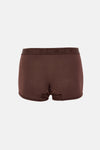 Kahverengi Desenli Micro Modal Boxer