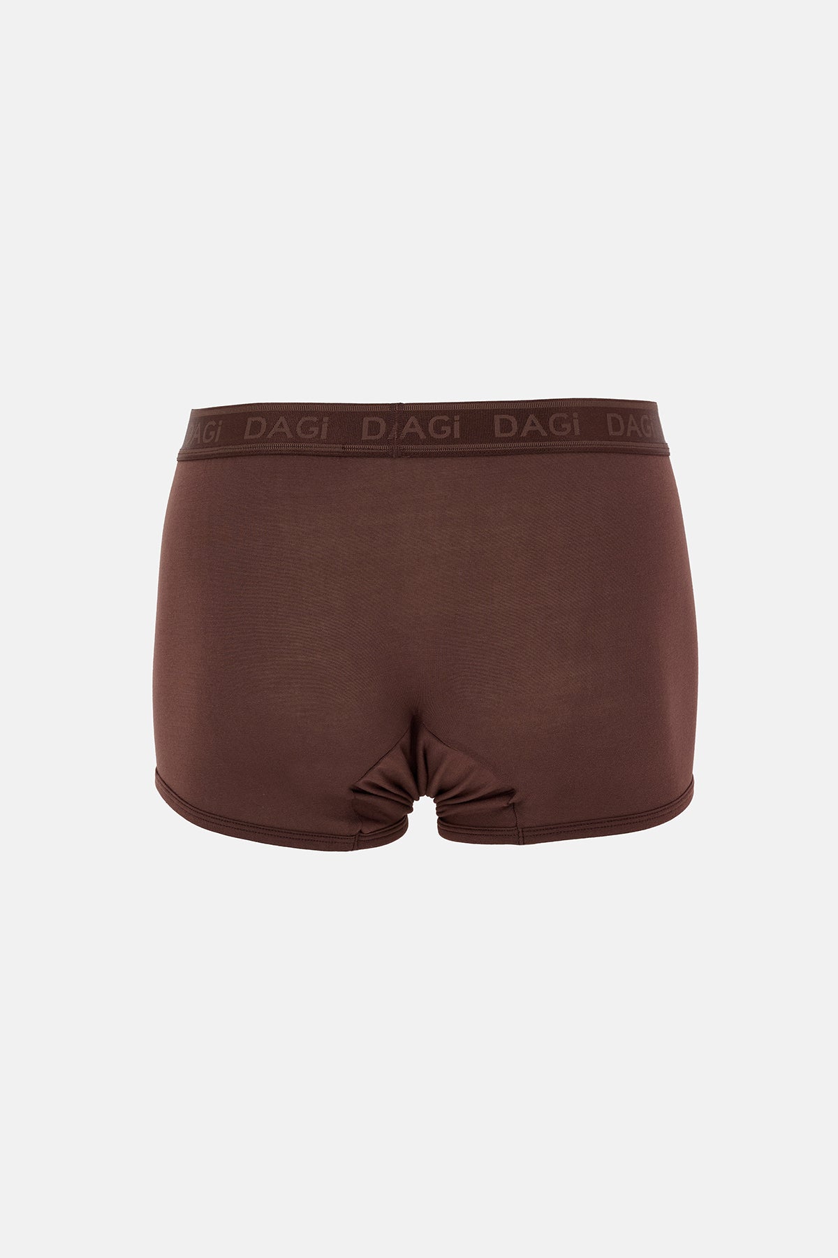 Kahverengi Desenli Micro Modal Boxer