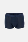Bordo-Siyah 3'lü Desenli Micro Modal Boxer