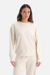 DİKİŞ DETAYLI BİSİKLET YAKA SWEATSHIRT