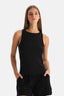Siyah Halter Yaka Basic Modal Atlet