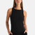 Siyah Halter Yaka Basic Modal Atlet