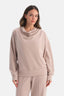Sütlü Kahve Dökümlü Yaka Sweatshirt