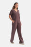 Kahverengi Cepli Basic Modal Pantolon