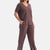 Kahverengi Cepli Basic Modal Pantolon