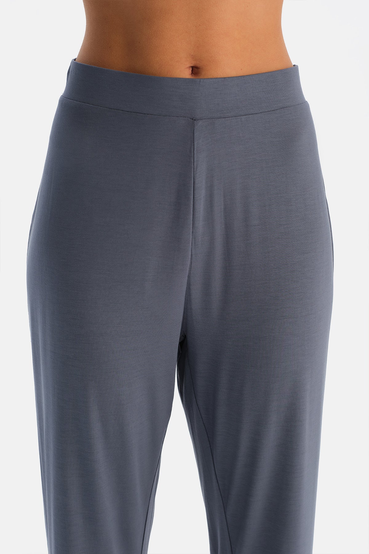 Indigo Kısa Kollu V Yaka Modal Cool Touch Tişört Pantolon Pijama Takımı