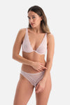 Pembe Dantelli Brief Külot