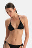 Siyah Üçgen Küçük Bikini Üst