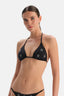 Siyah Üçgen Küçük Bikini Üst
