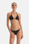 Siyah Üçgen Küçük Bikini Üst