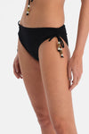 Siyah Normal Bel Bikini Alt