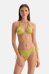 Fıstık Yeşili Düşük Bel Bikini Alt