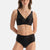 Siyah Yanı Drapeli Bikini Alt