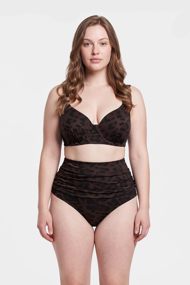 Multicolor Yüksek Bel Bikini Alt
