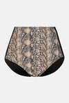 Multicolor Yüksek Bel Bikini Alt