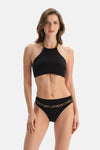 Siyah Normal Bel Bikini Alt