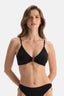 Siyah Üçgen Bikini Üst