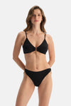 Siyah Düşük Bel Bikini Alt